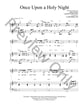 Once Upon A Holy Night piano sheet music cover